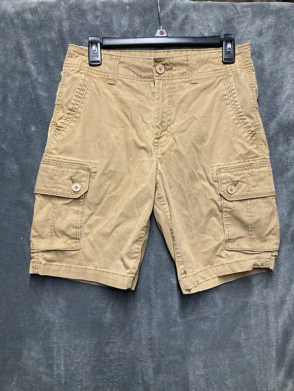 Sonoma Cargo Utility Shorts Mens Sz 30 Khaki Rugged Casual Gorpcore Hike School